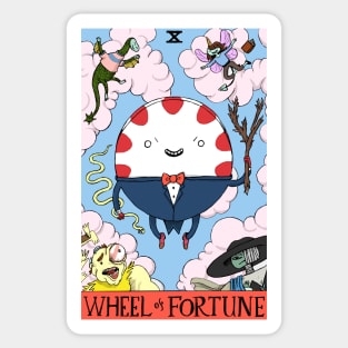 Peppermint Butler as the Wheel of Fortune Sticker